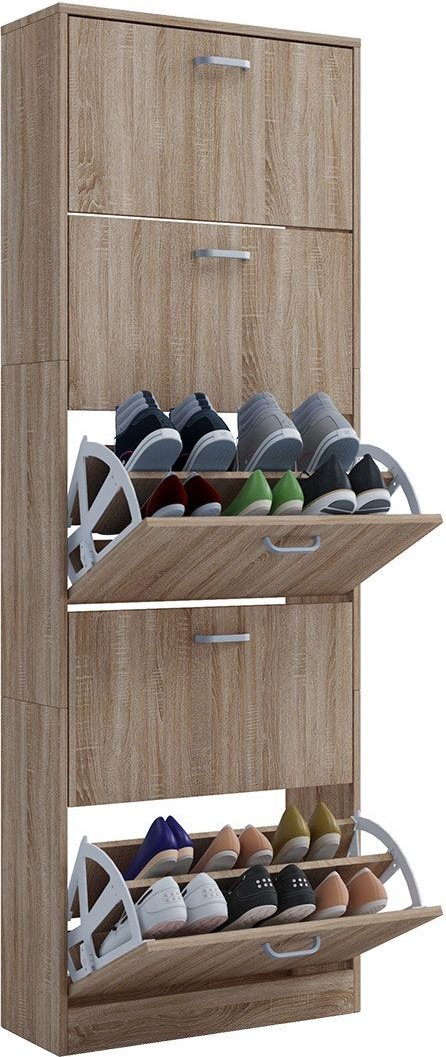 VCM Schuhschrank Sipos (Sonoma-Eiche, XL)