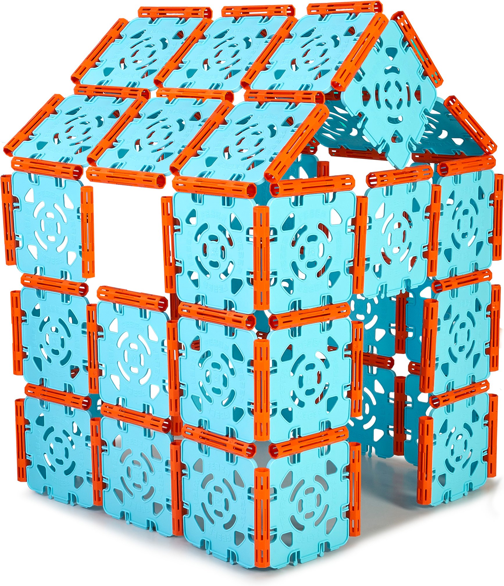 Thumbnail - FEBER Spielhaus »Build on«, Bauspielzeug mit vielen Gestaltungsmöglichkeiten