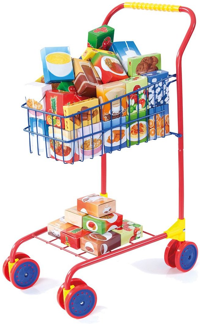 Bayer Design Einkaufswagen mit Inhalt