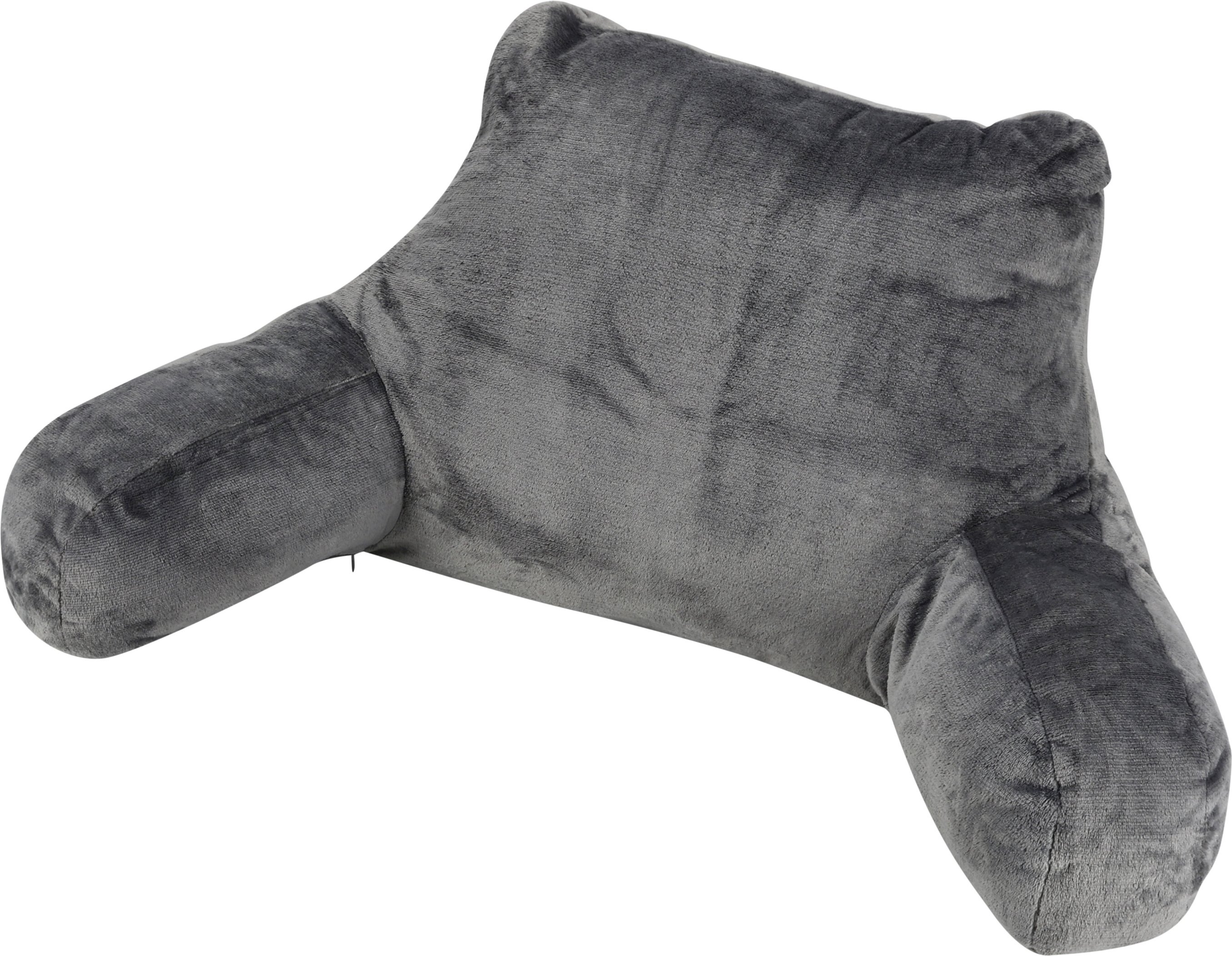 LIVARNO® Rückenkissen mit Armlehnen (Dunkelgrau)