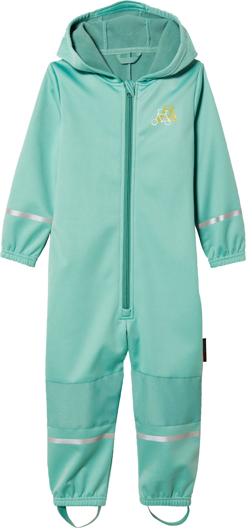 Thumbnail - lupilu® Baby Kleinkinder Matsch- und Buddel-Overall Softshell, gefüttert (Petrol, 110/116)