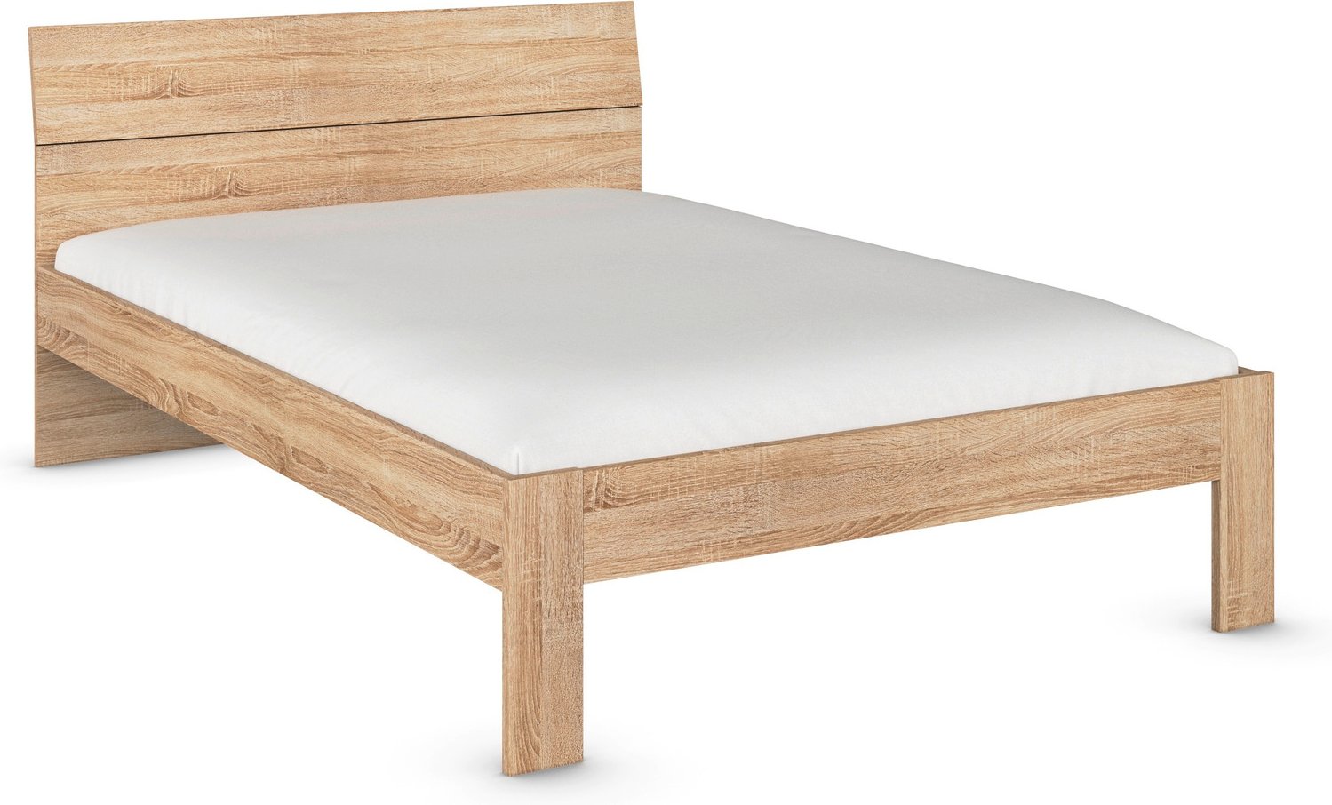 rauch BLUE Flexx Bett, Ergänzung Alabama (ohne Sockelschubkästen, Dekor-Druck Eiche Sonoma, 140 x 200 cm)