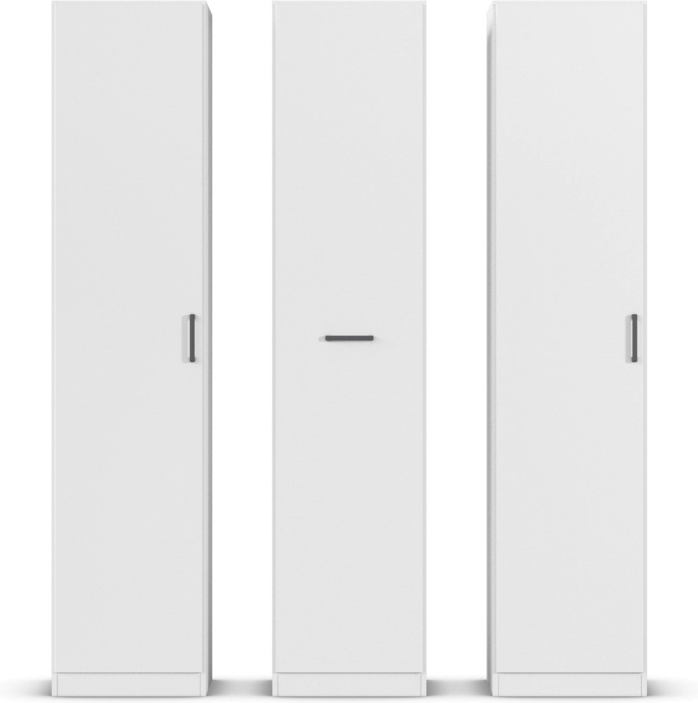 rauch BLUE Allrounder, Grundelement Vorratsschrank mit Auszug (Schrank für Getränkekisten, alpinweiß, 1-trg Schrank)