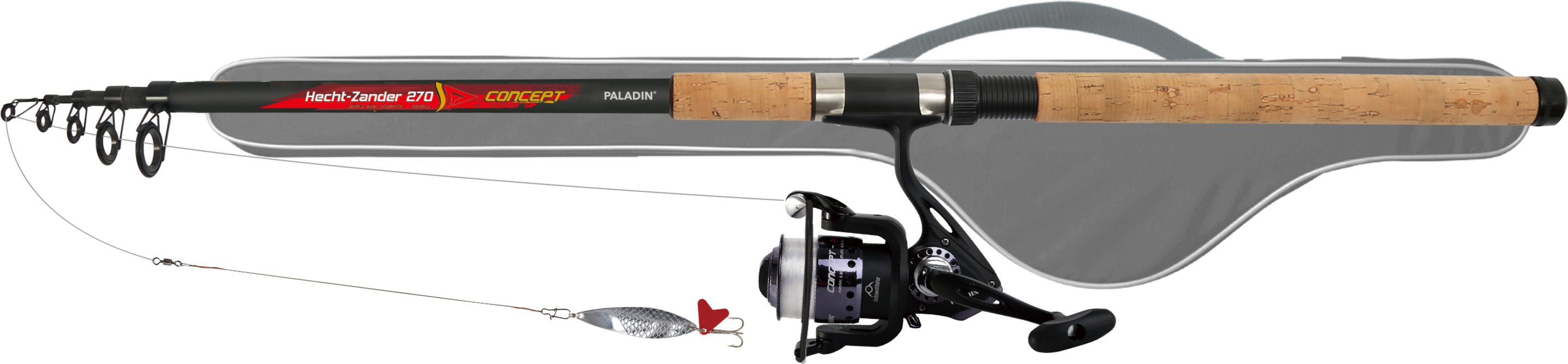 Thumbnail - PALADIN® Zielfisch Angelset (Hecht/Zander Spin 2,70m)