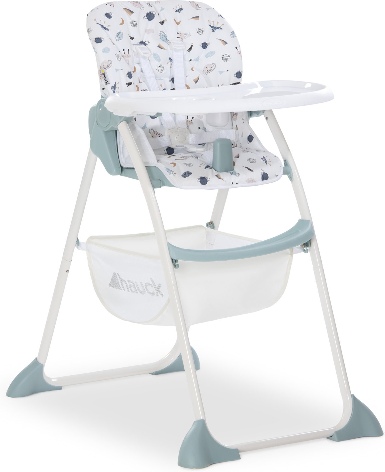 hauck Faltbarer Hochstuhl Sit N Fold (weiß/blau)