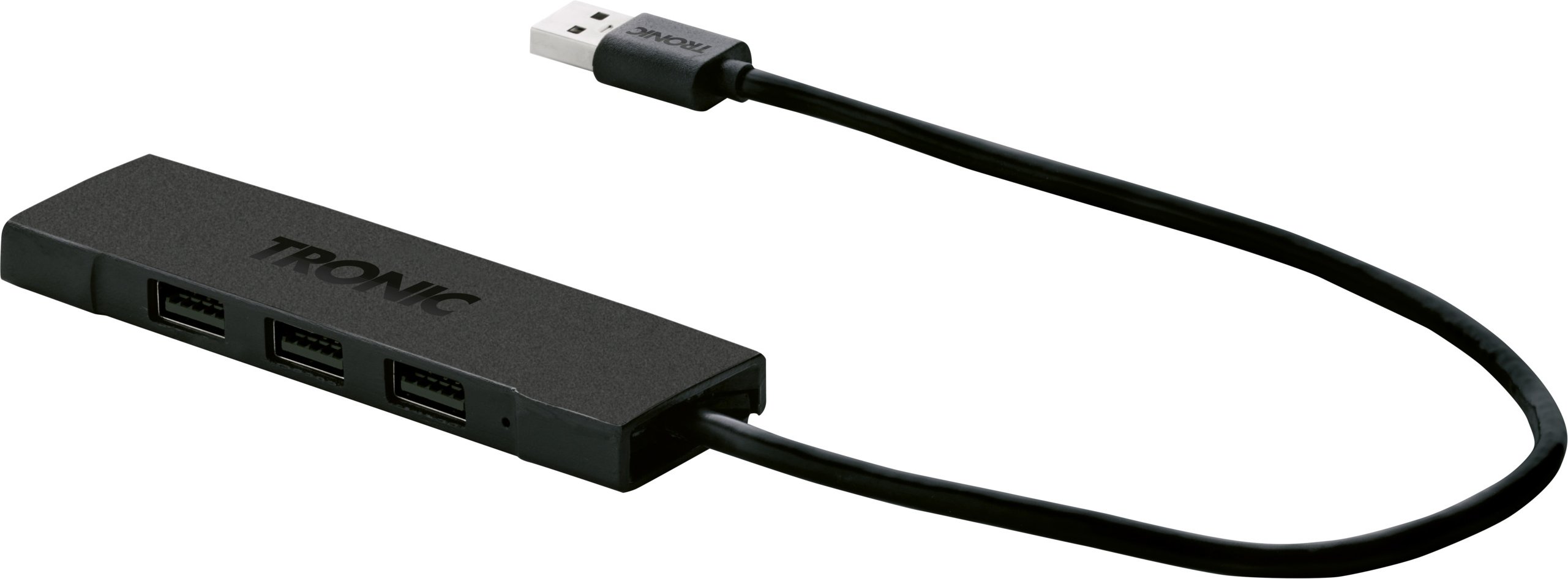 Thumbnail - TRONIC® Schnellladegerät, Wandlader 3m, USB Hub 4-Port (USB Hub 4-Port)