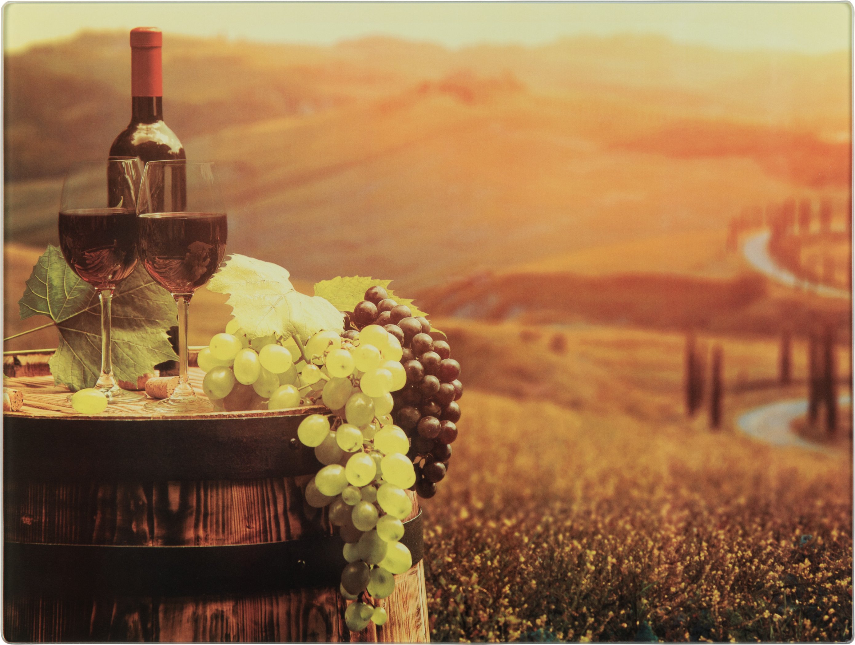 LIVARNO home Schneidebrett Glas (groß, Wein)