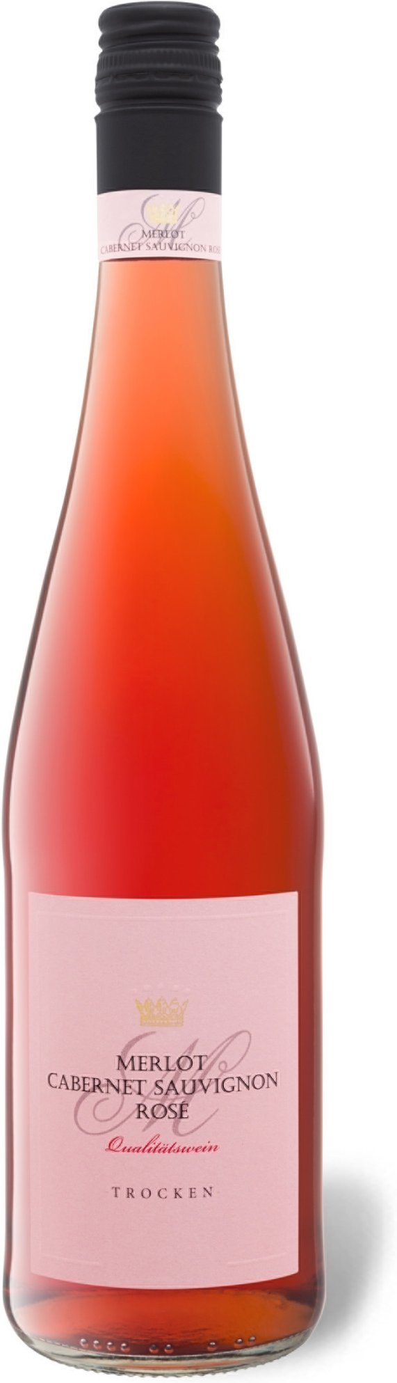 Merlot/Cabernet Sauvignon Rosé QbA trocken, Roséwein 2025