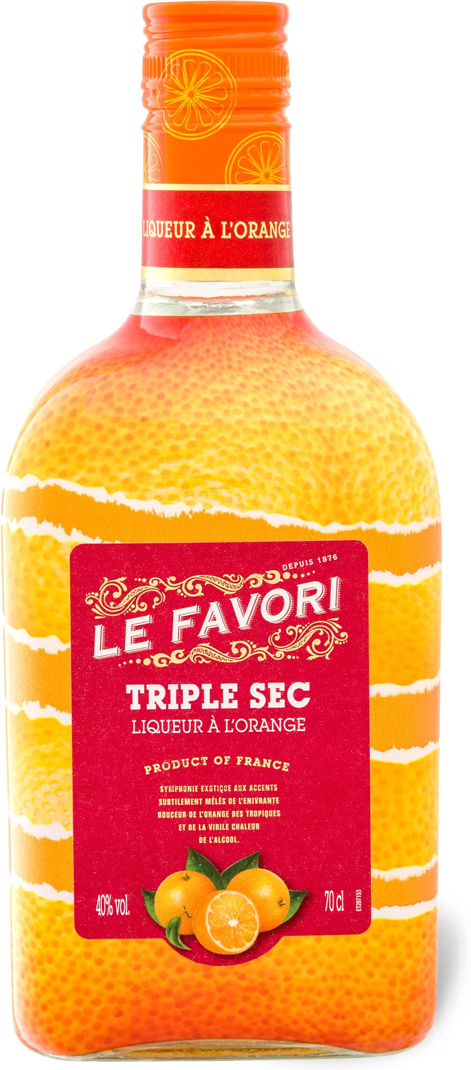 Le Favori Triple Sec 40% Vol