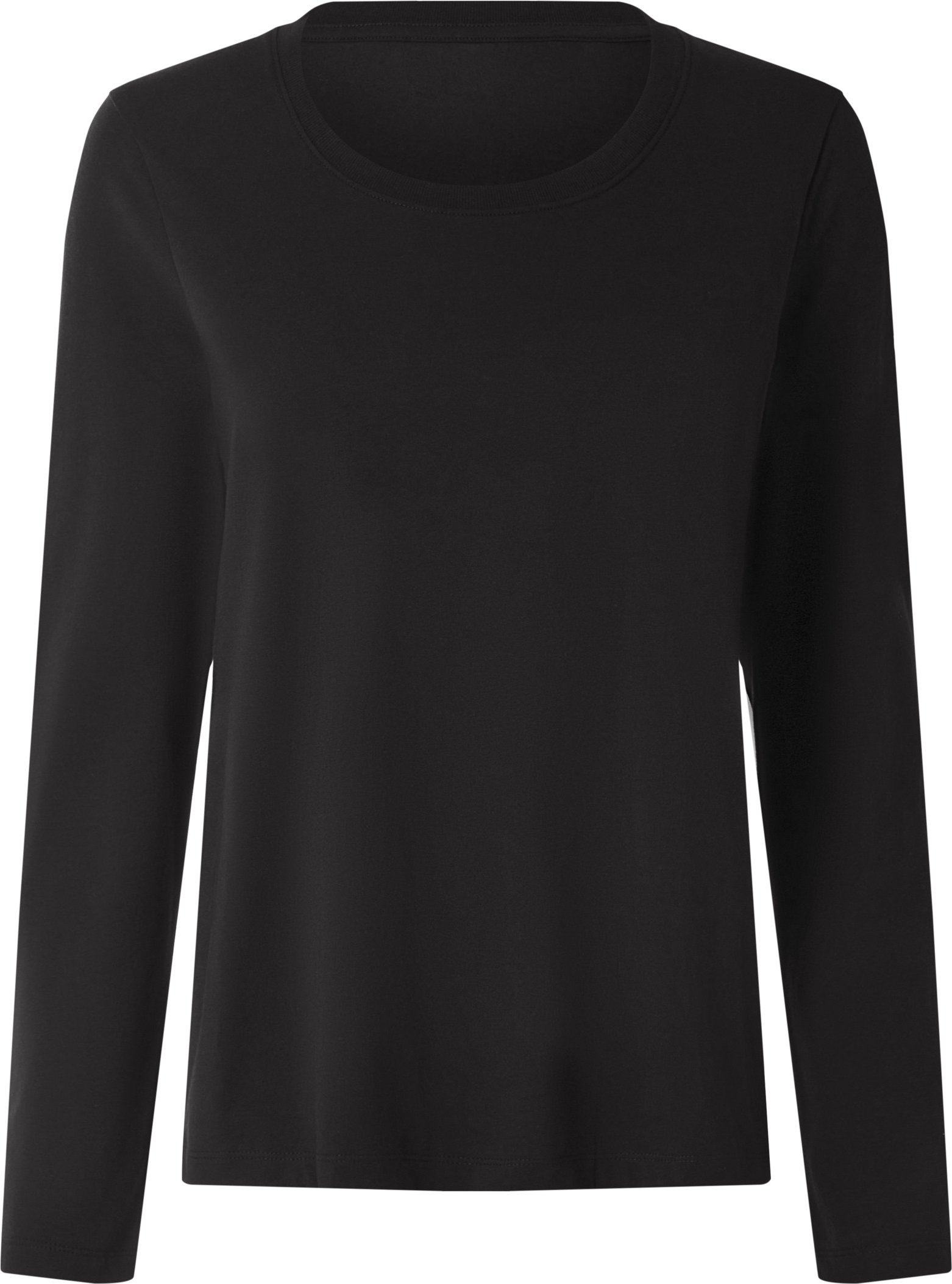 esmara® Damen Langarmshirt (Schwarz, S(36/38))