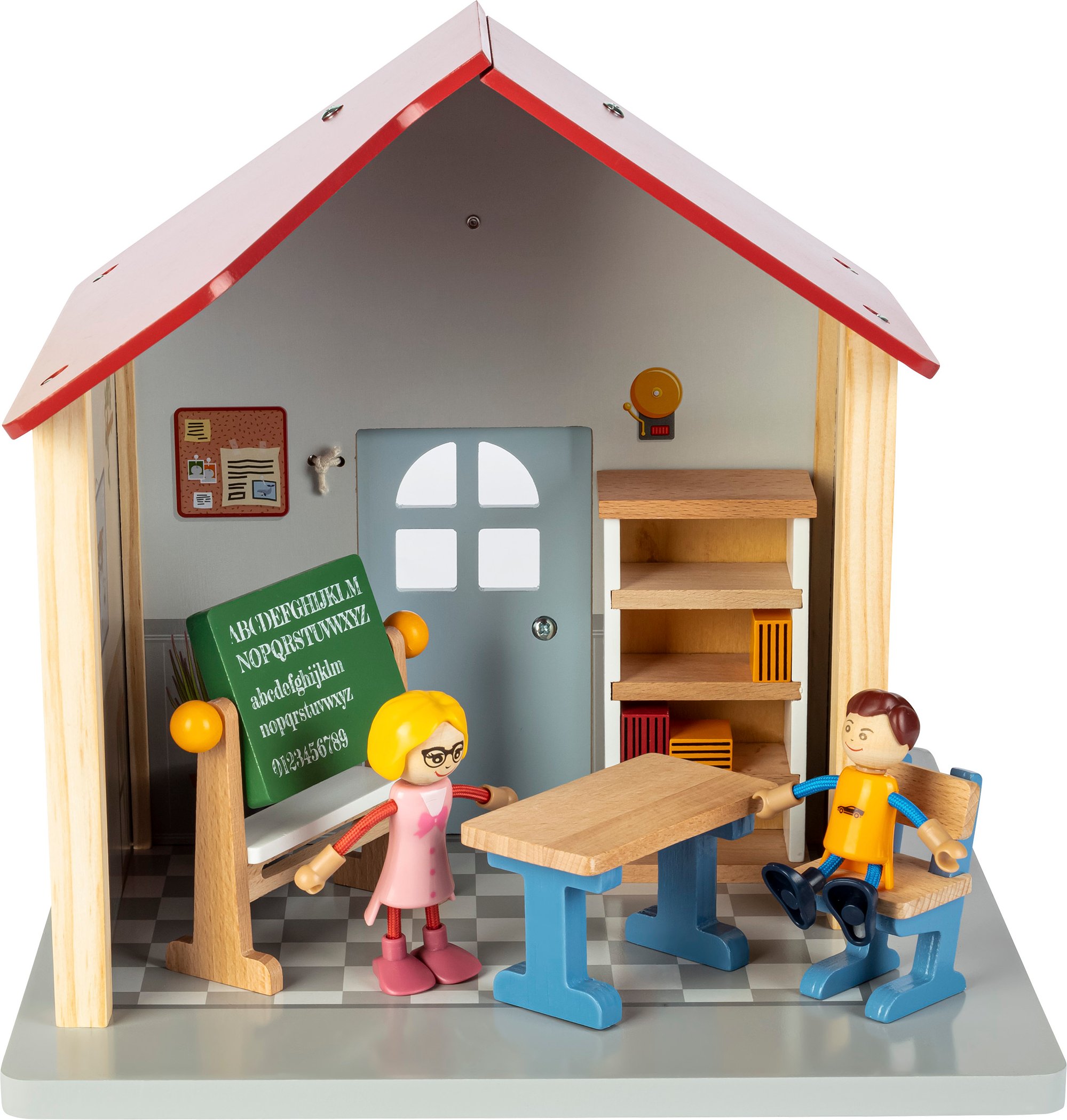 Thumbnail - Playtive Holz Puppenhaus Spielsets Räume (Klassenzimmer)