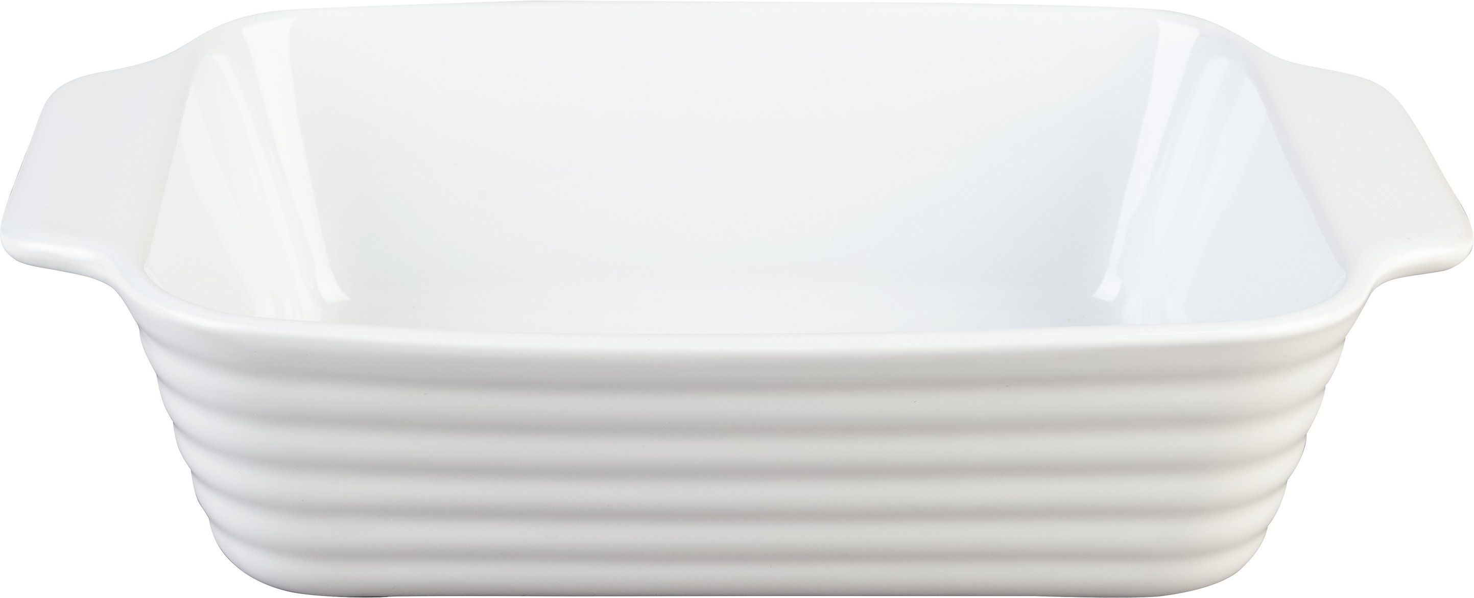 ERNESTO® Auflaufformen Steinzeug (groß weiß)