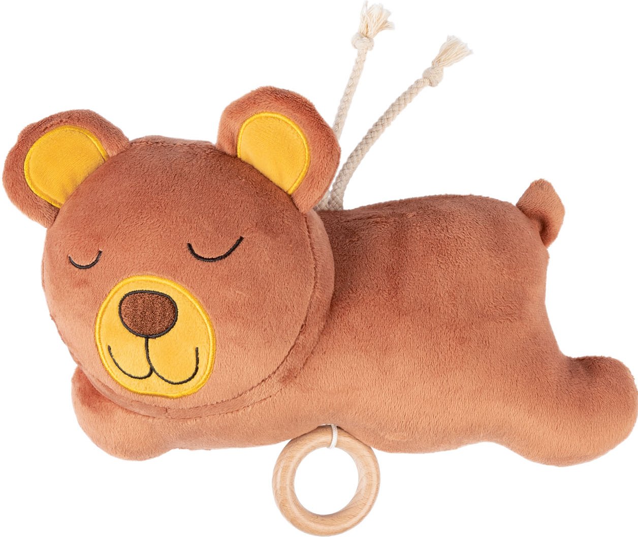 lupilu® Nachziehplüsch und Spieluhr Waldtiere (Bär)