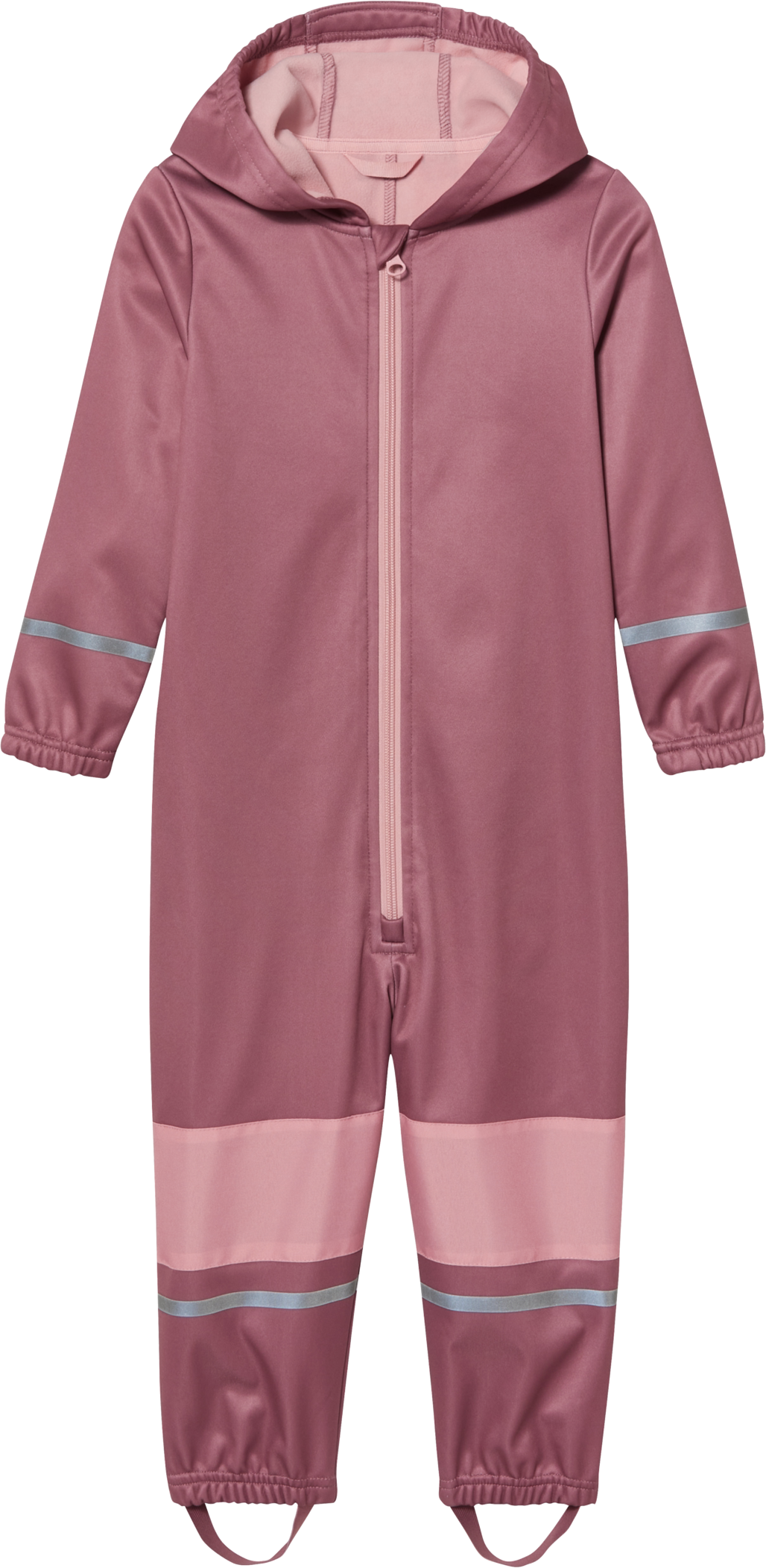 Thumbnail - lupilu® Baby Kleinkinder Matsch- und Buddel Overall Softshell, gefüttert (Beere, 98/104)