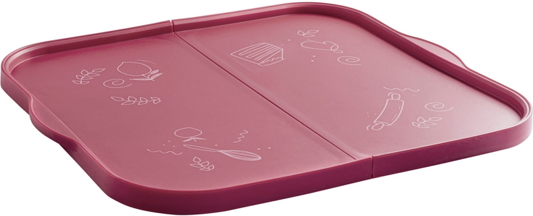 Coox Faltbares Silikon-Backblech (Rot)