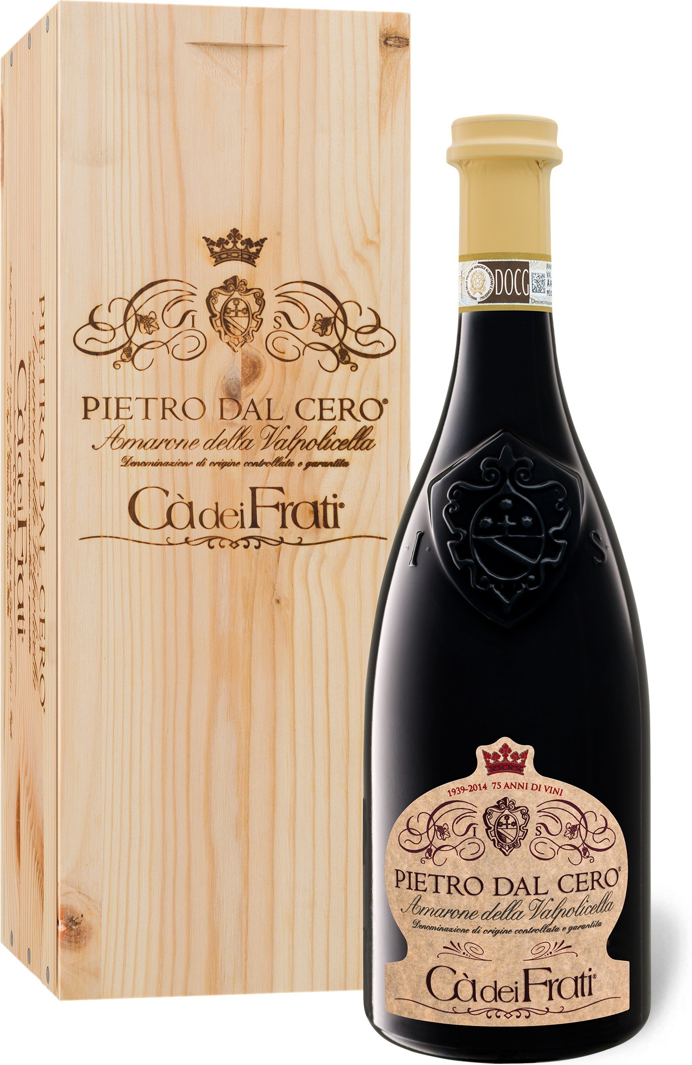 Cà dei Frati Pietro Dal Cero Amarone Della Valpolicella DOCG trocken, Rotwein 2018 - Original-Holzkiste