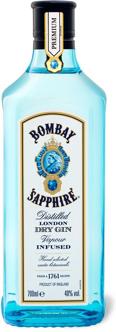BOMBAY Sapphire London Dry Gin 40% Vol""