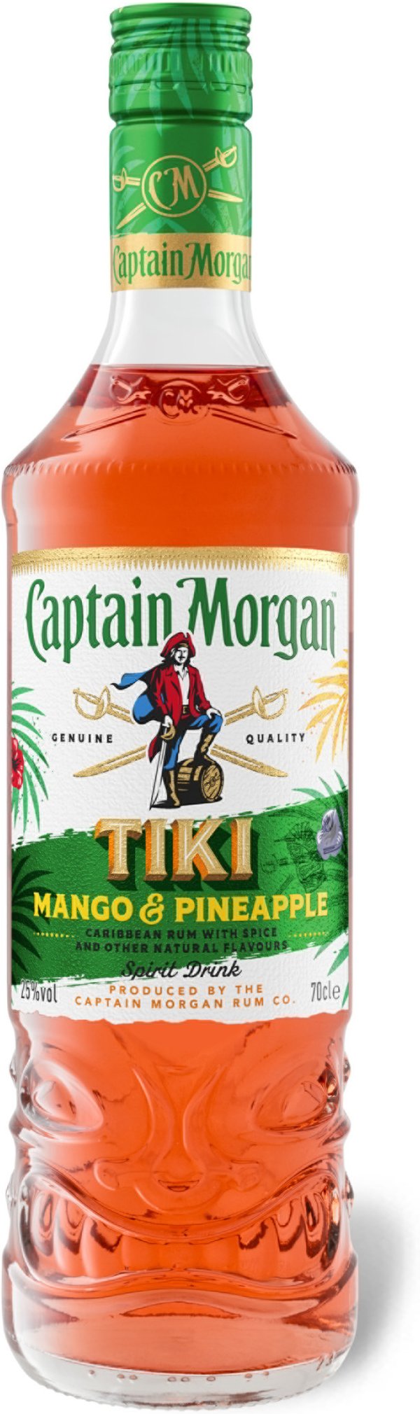 Captain Morgan Tiki Mango and Pineapple (Rum-Basis) 25% Vol