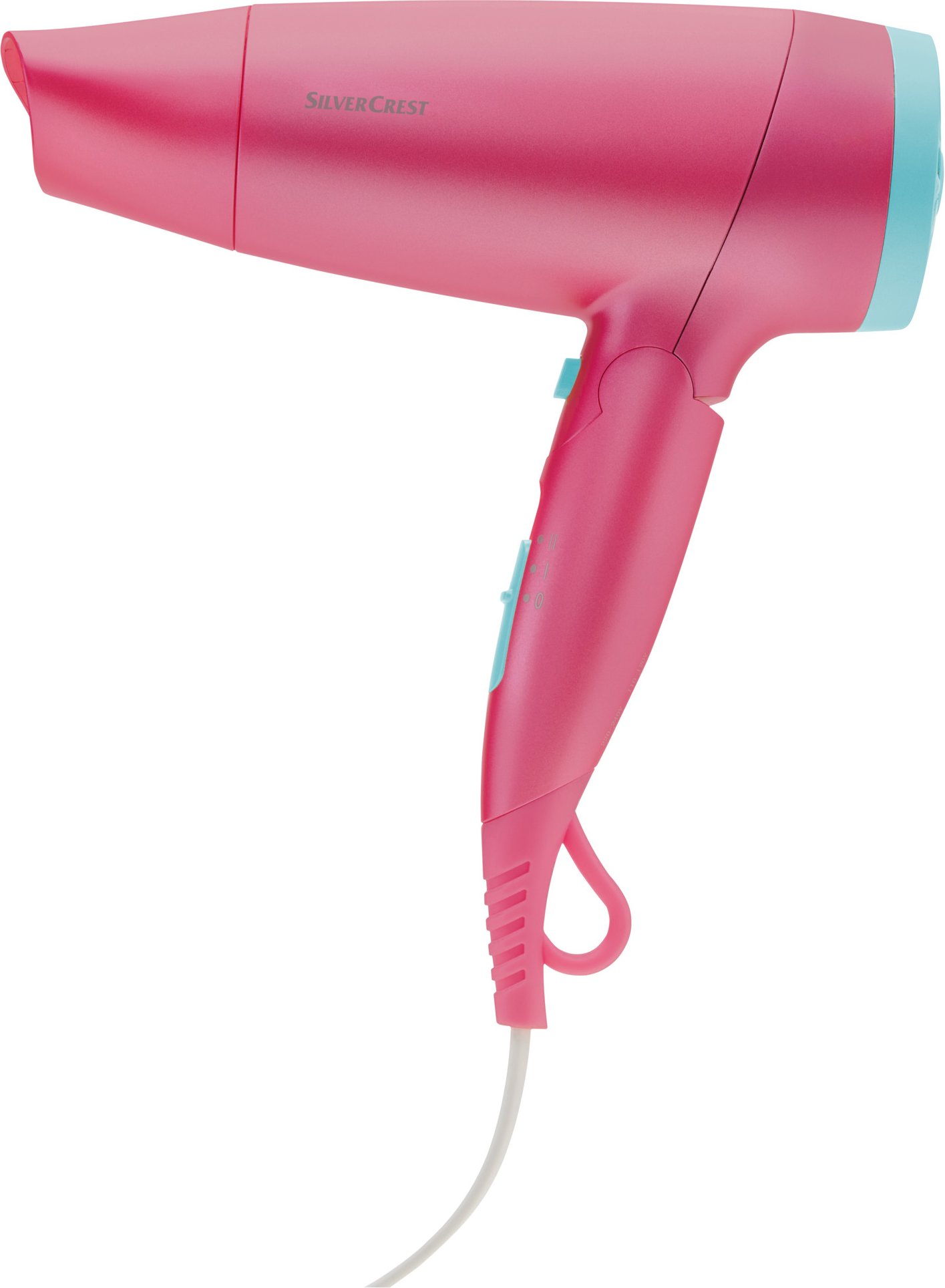 SILVERCREST® PERSONAL CARE Reisehaartrockner klappbar SRHK 1600 B1 (pink/gelb)