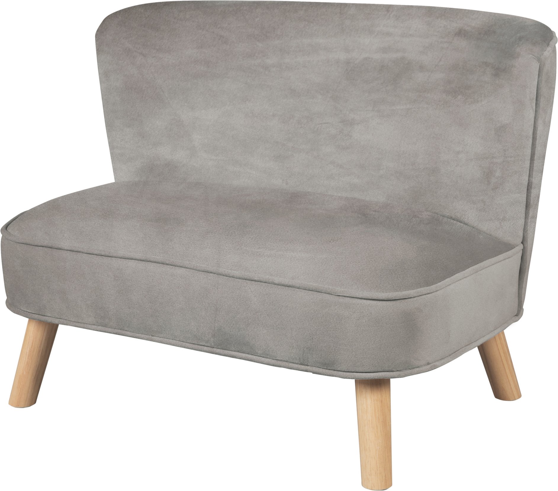 roba Kindersofa, 2-Sitzer (Skandi Stil, Grau)