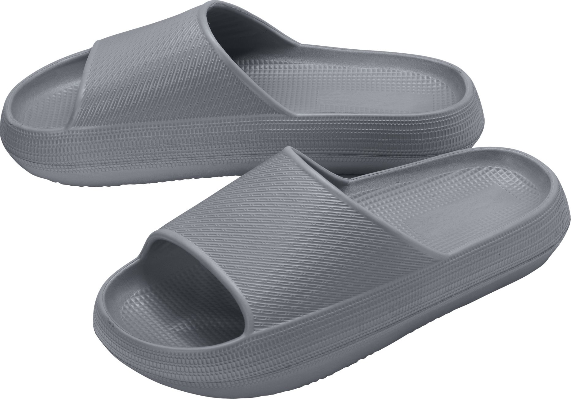 CRIVIT Herren Badepantolette (Grau, 44/45)