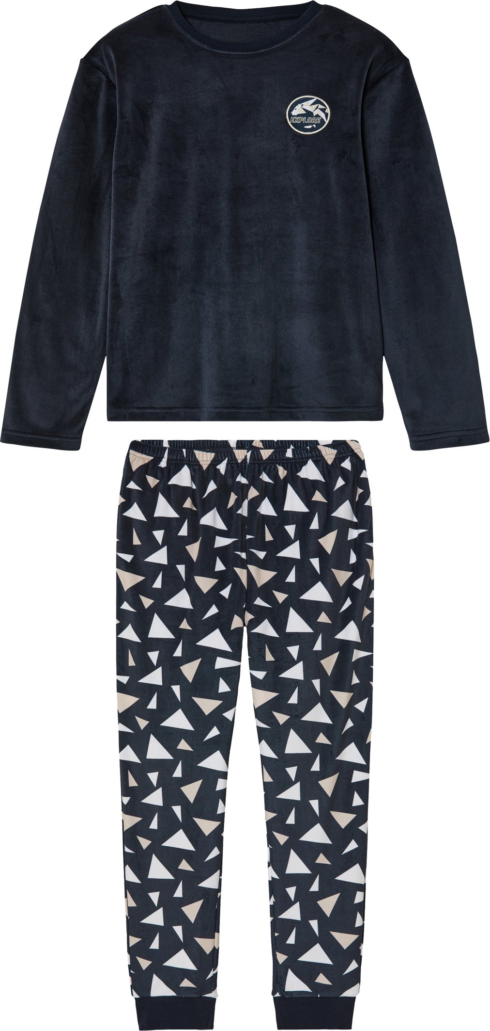 pepperts!® Kinder Jungen Pyjama (Navy, 158/164)