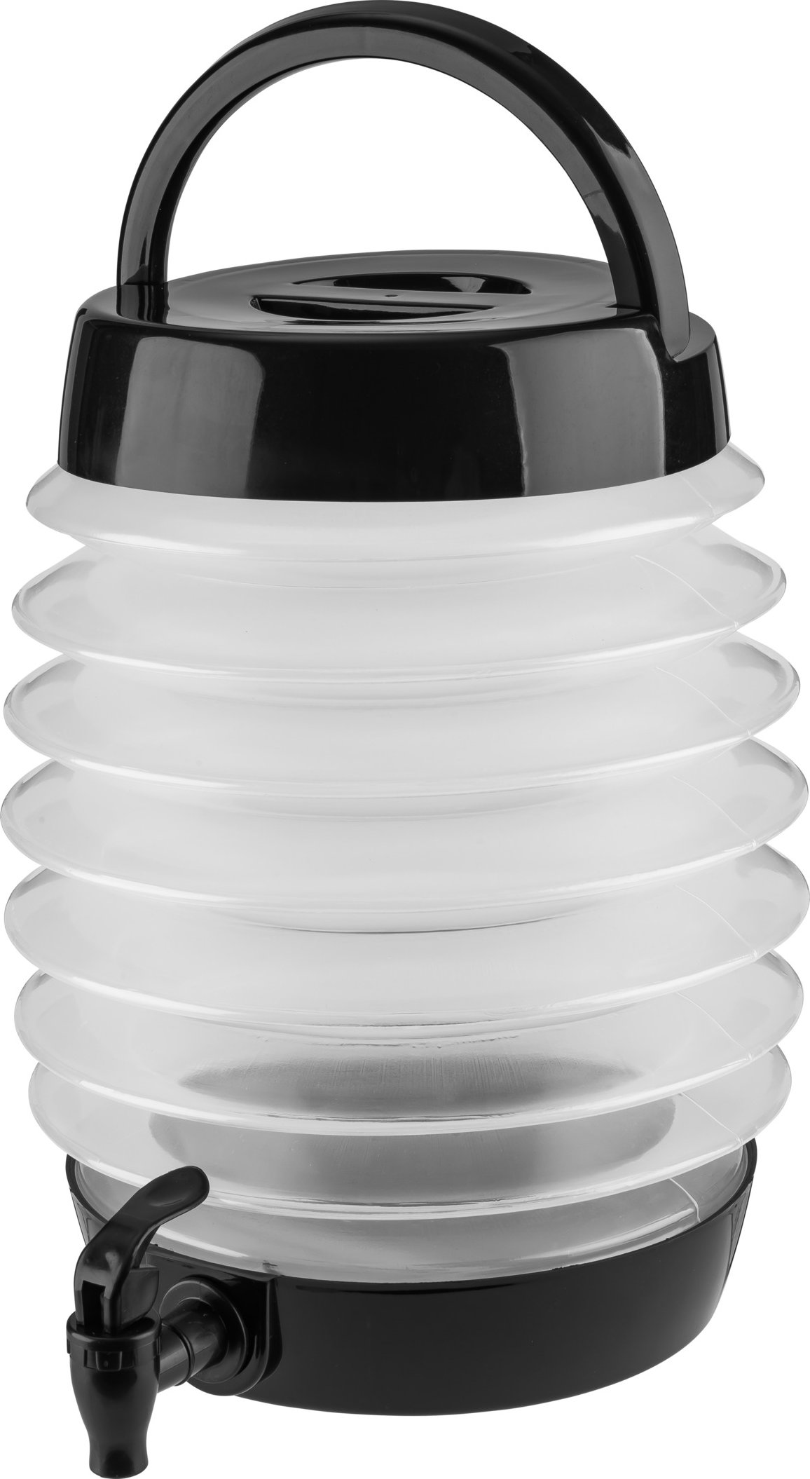 CRIVIT Faltbarer Getränkespender (Schwarz)