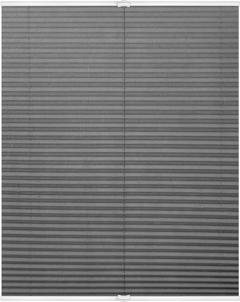 Lichtblick Plissee Klemmfix, ohne (Hellgrau, 75x130 cm)