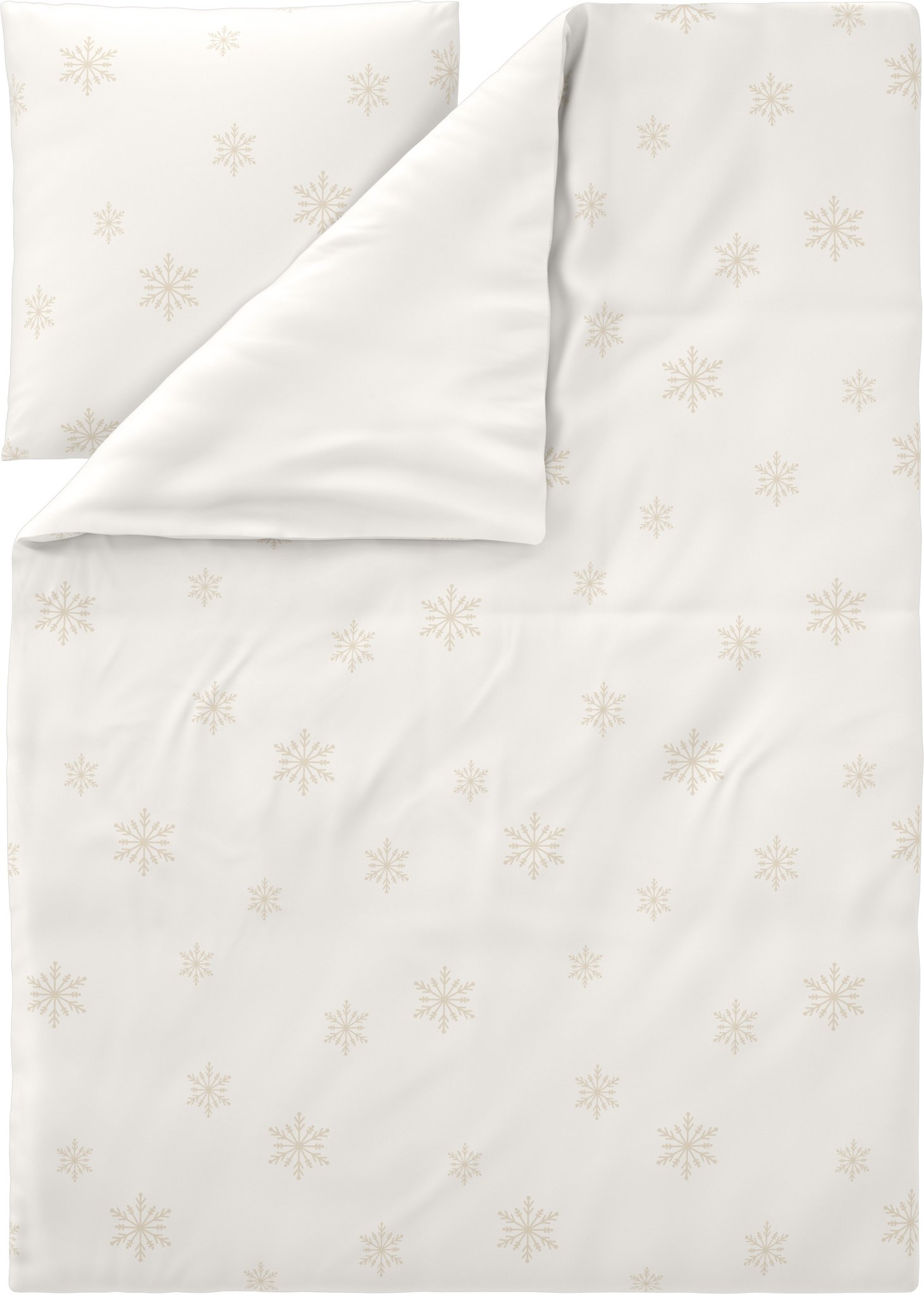 LIVARNO® Satin-Wendebettwäsche, 135 x 200 cm (Weiß)