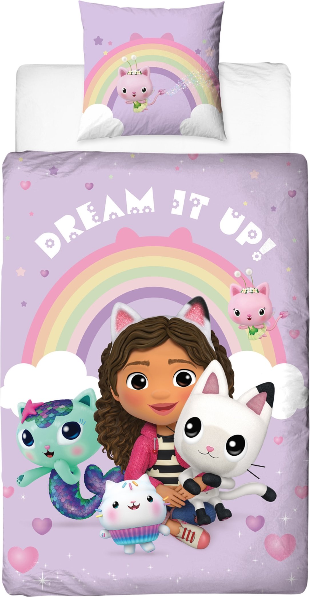 Wendebettwäsche, 135 x 200 cm (Gabbys Dollhouse)