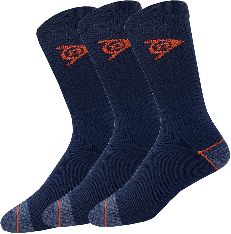 DUNLOP Herren Arbeitssocken 3er Se, navy, 39-42 (Navy, 39-42)