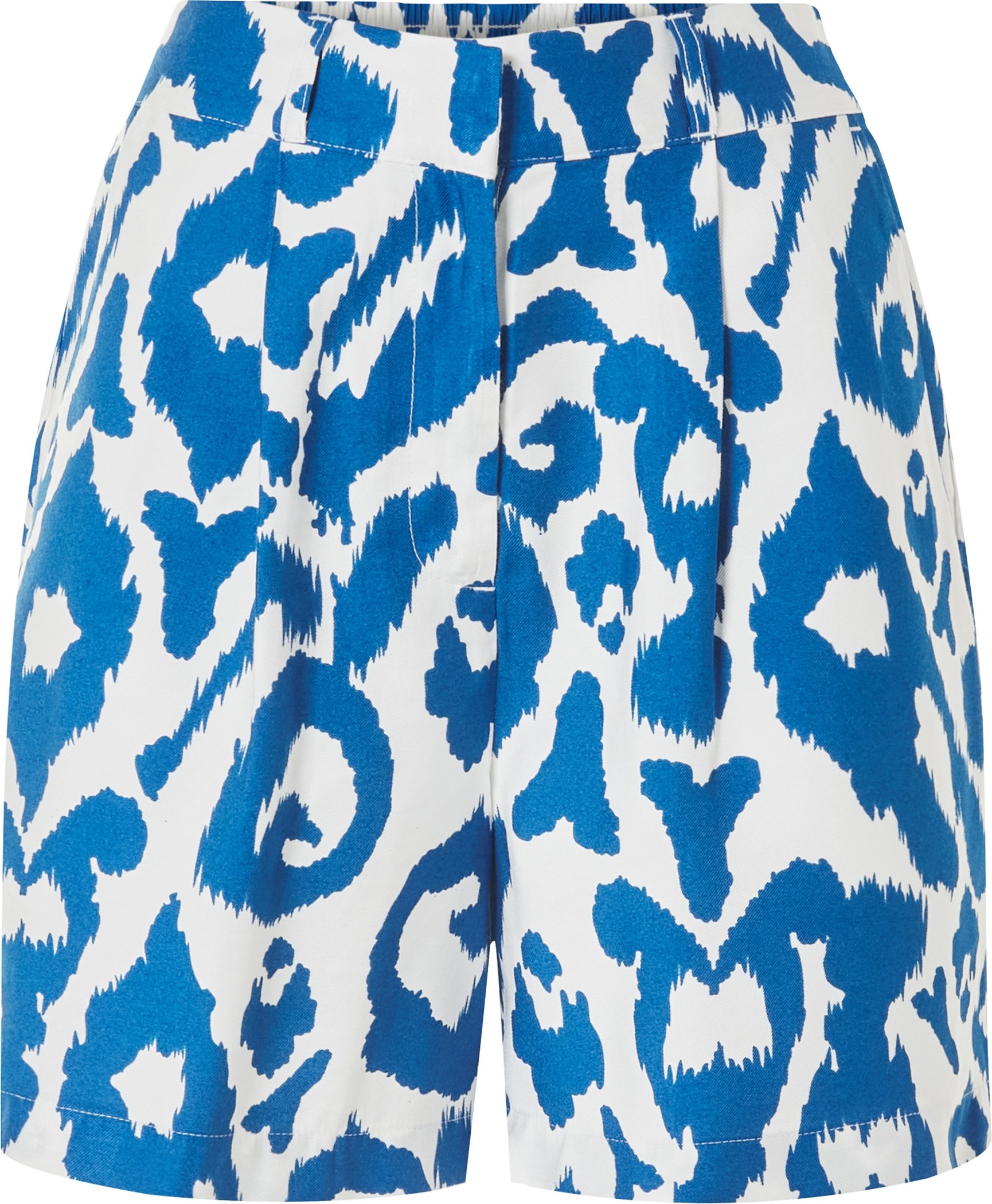 Thumbnail - esmara® Damen Shorts (blau/gemustert, 40)