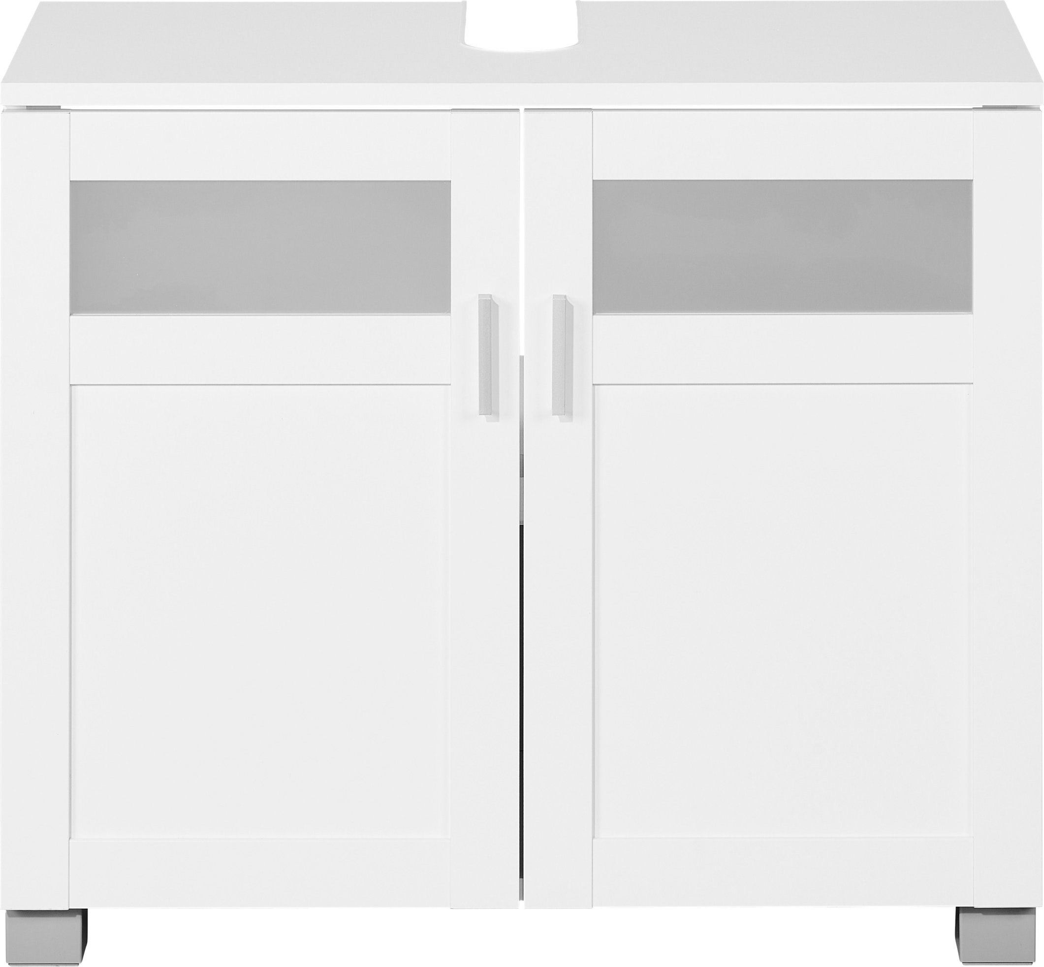 LIVARNO home Waschbeckenunterschrank »Basel«, mit Siphonausschnitt