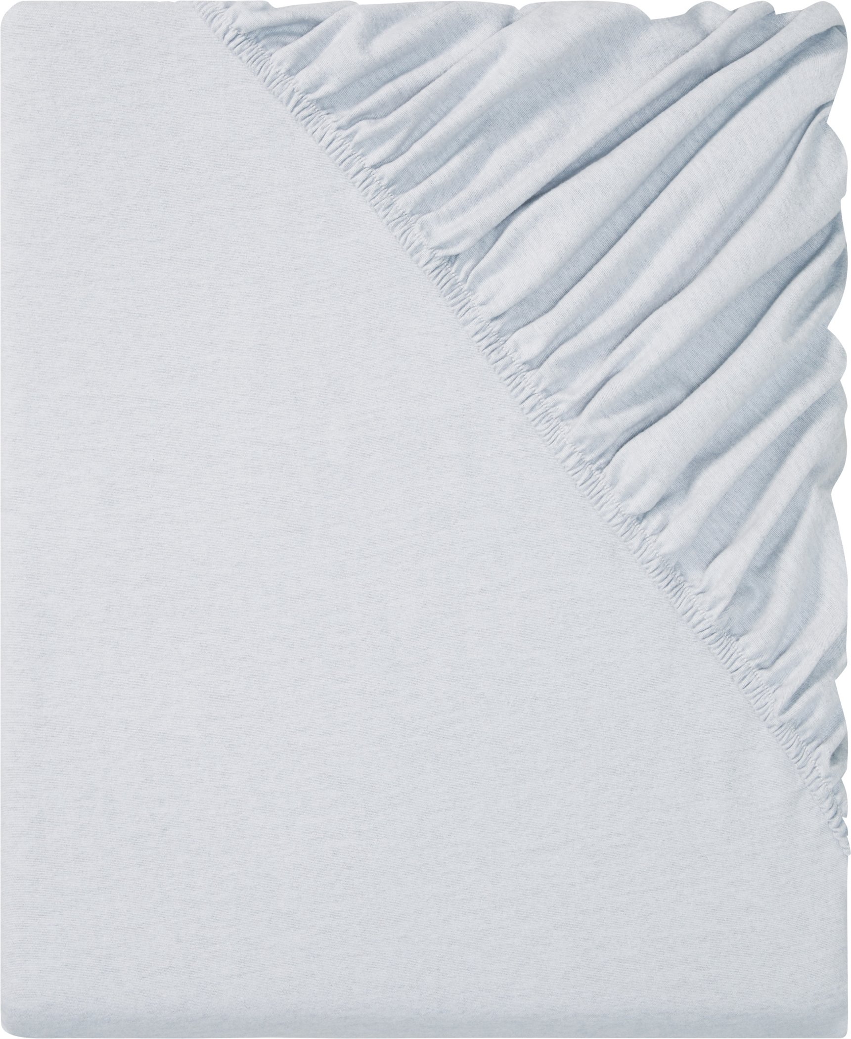 LIVARNO home Feinbiber-Spannbettlaken (Grau)