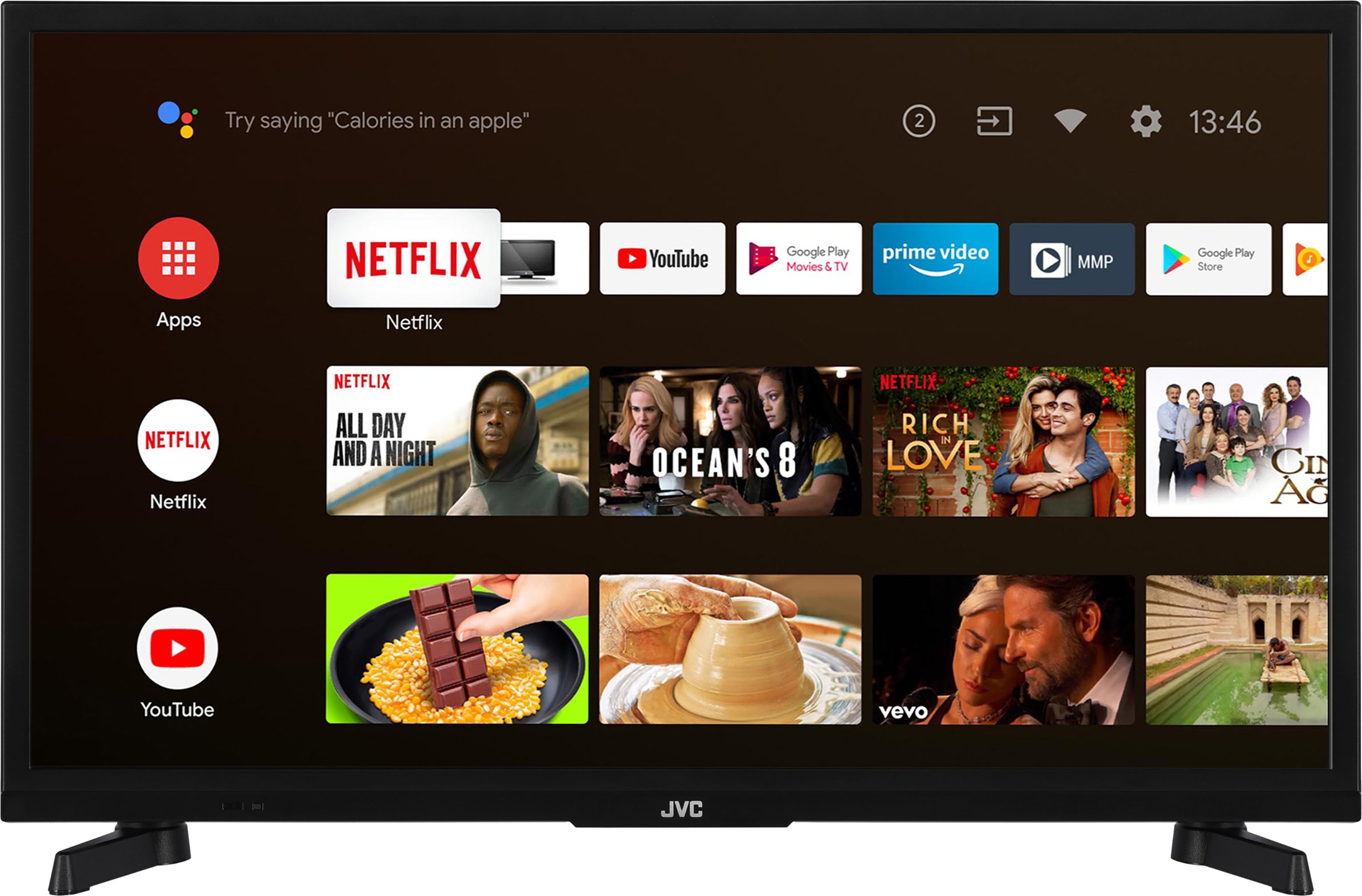 JVC Fernseher »LT-24VAH3455«, Smart TV 24 Zoll (60cm)