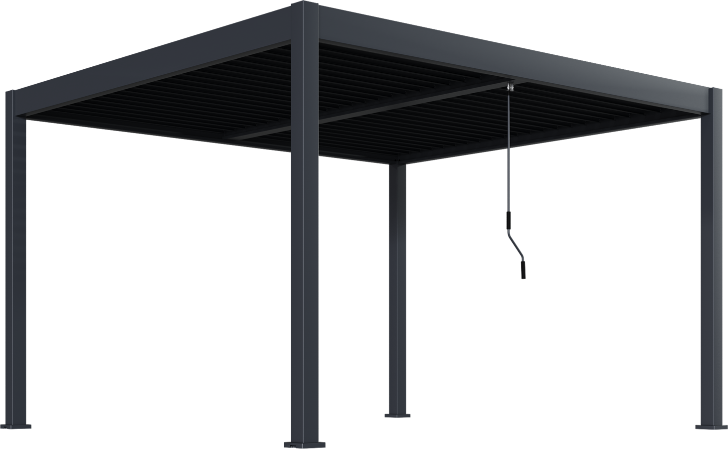 bellavista - Home & Garden® Pergola Pavillon Oasis (400 x 400 cm, Anthrazit)
