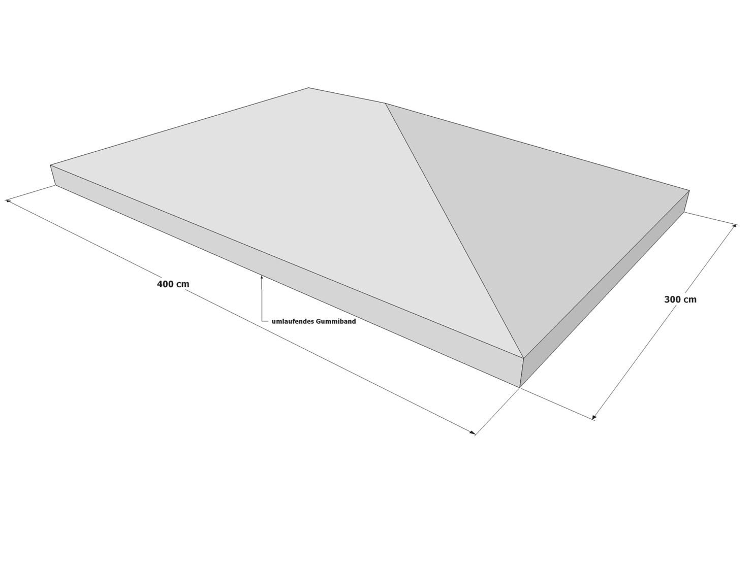 Grasekamp Schutzhaube Pavillon (3x4m)