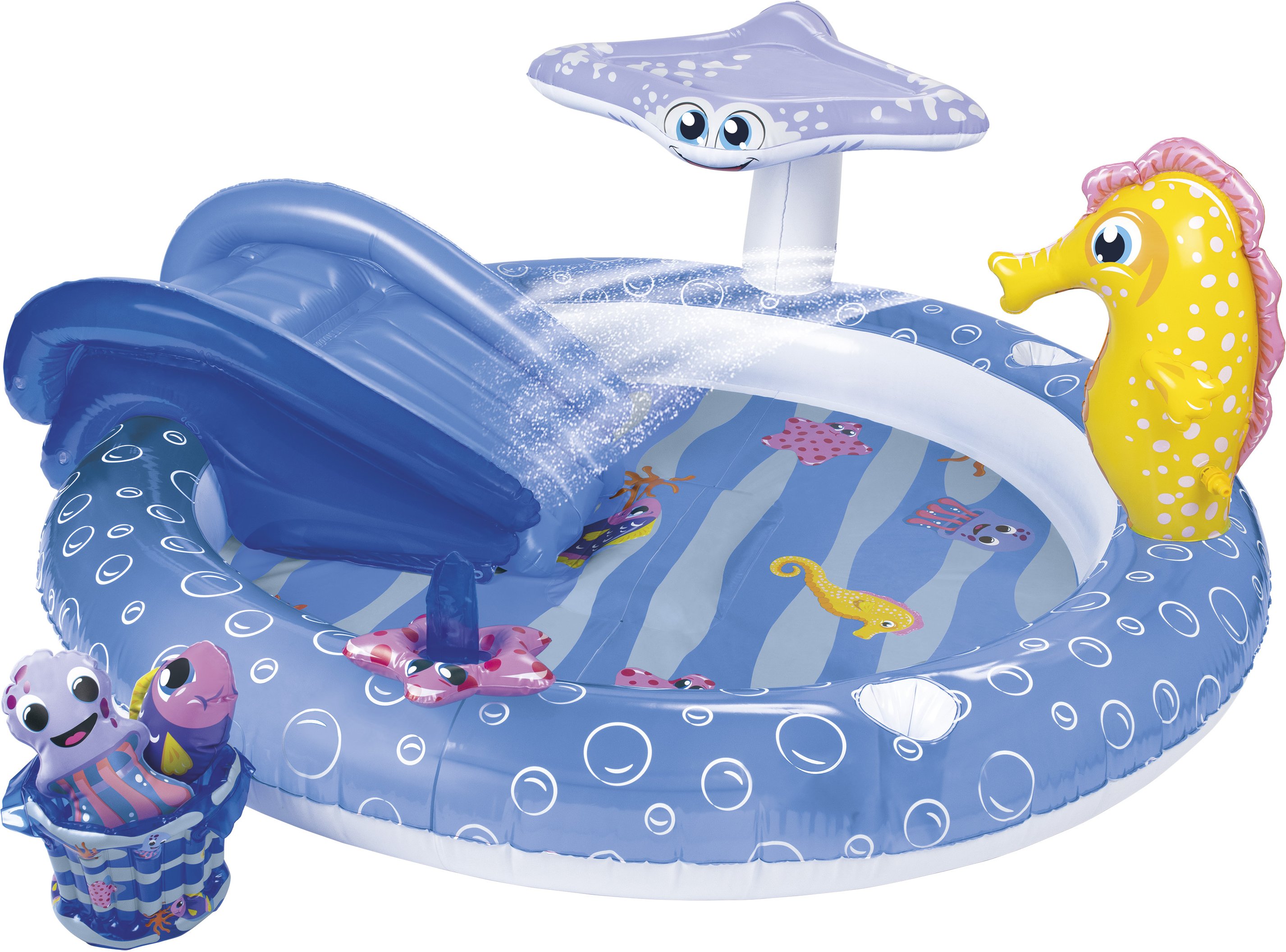 Thumbnail - Playtive Kinderplanschbecken Unterwasserwelt, mit Aufdruck