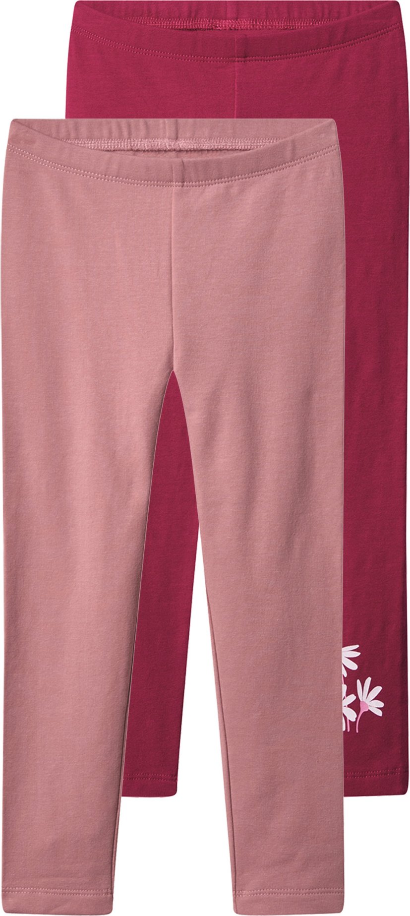 Thumbnail - lupilu® Kinder Thermoleggings, 2 Stück (rosé/rot, 122/128)