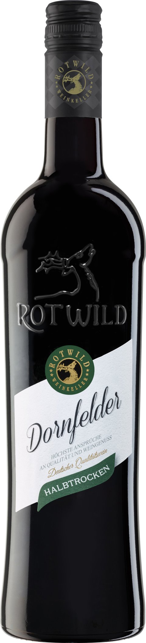 Rotwild Dornfelder Pfalz QbA halbtrocken, Rotwein