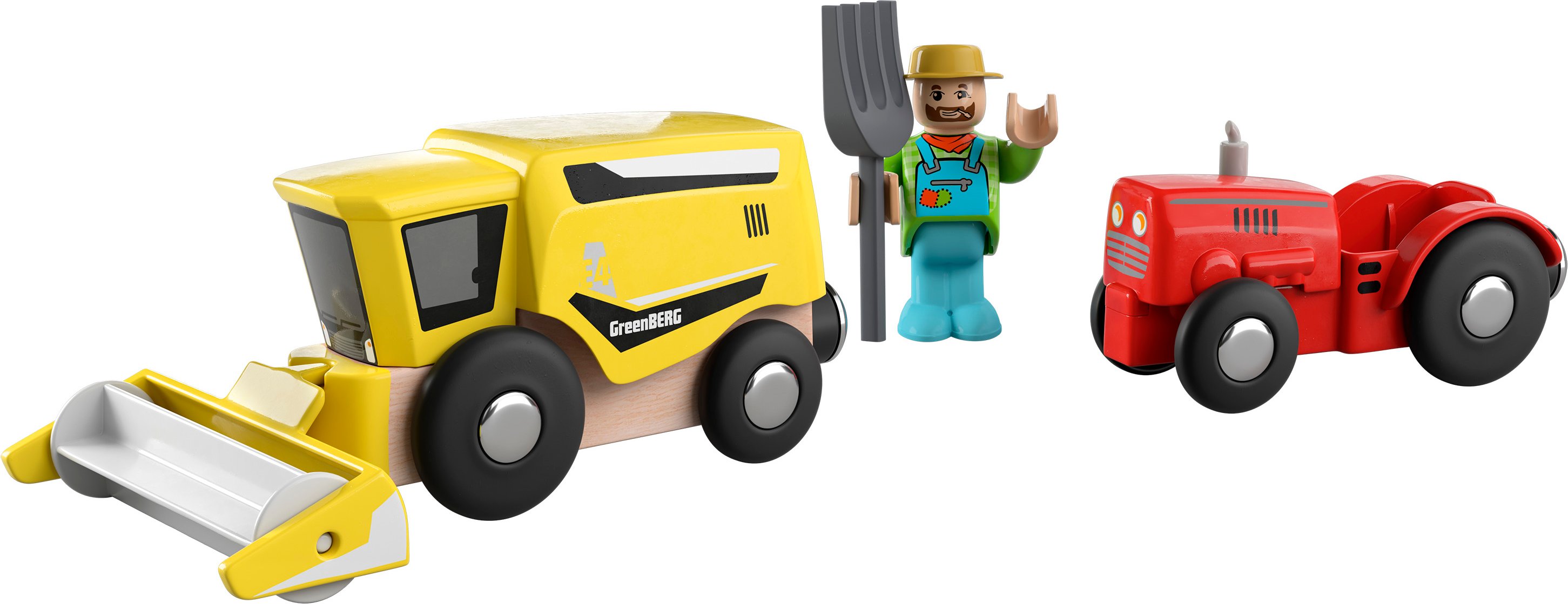 Playtive Fahrzeuge Bahnwelt (Landwirtschaftsfahrzeuge)