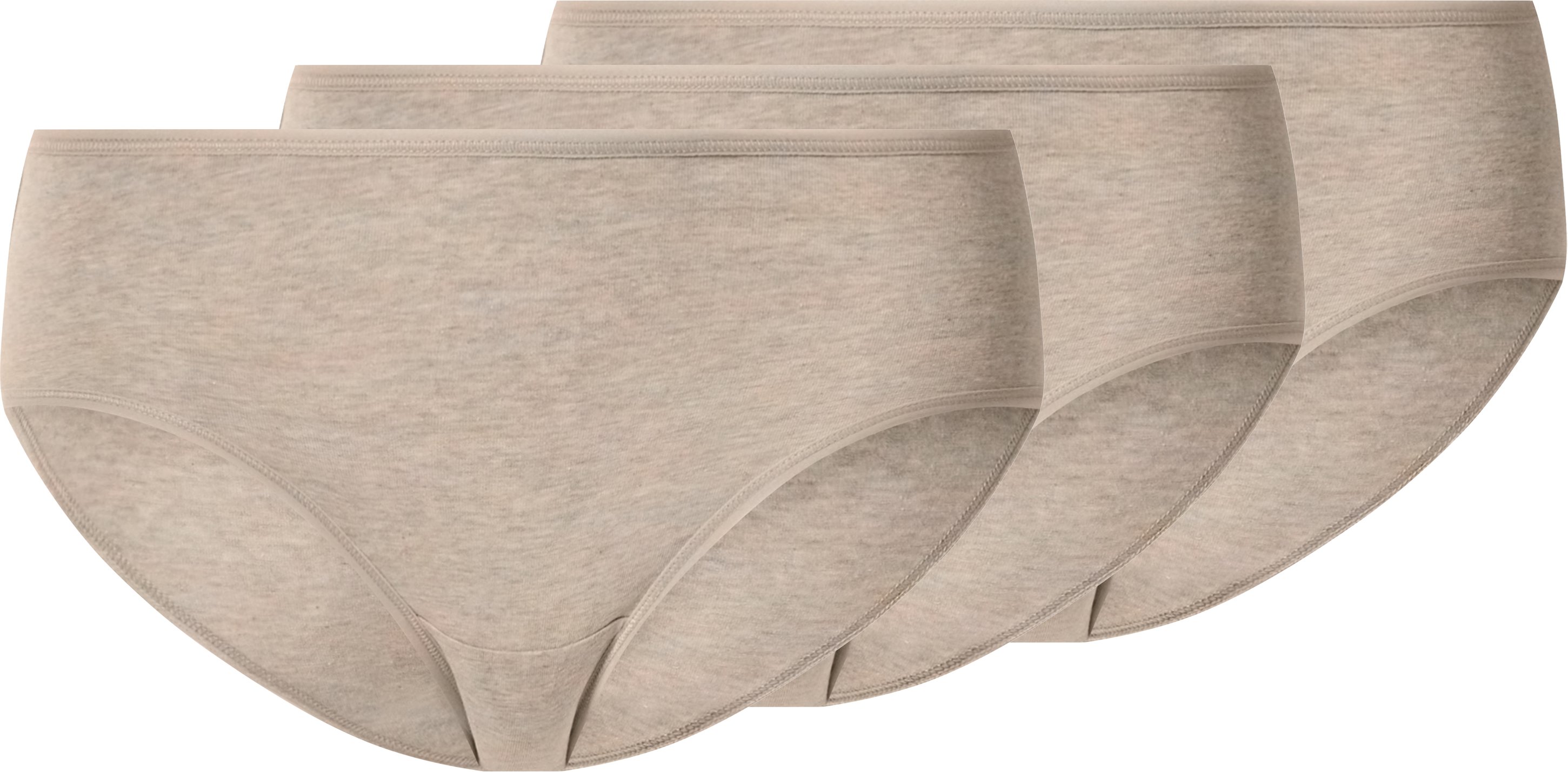 esmara® Damen Hipster, 3 Stück (Beige, L(44/46))""