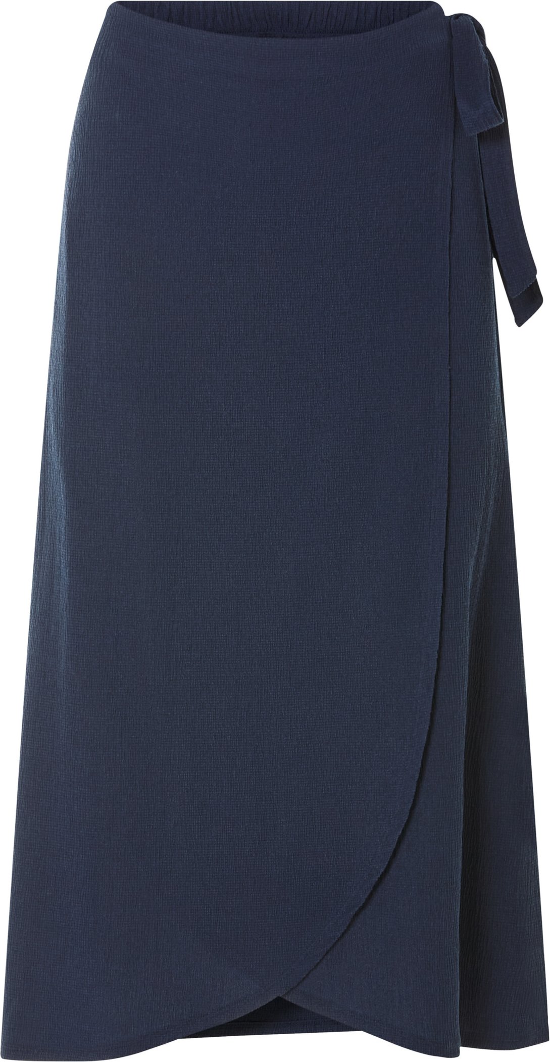 esmara® Damen Wickelrock Crepe (navy, M(40/42))