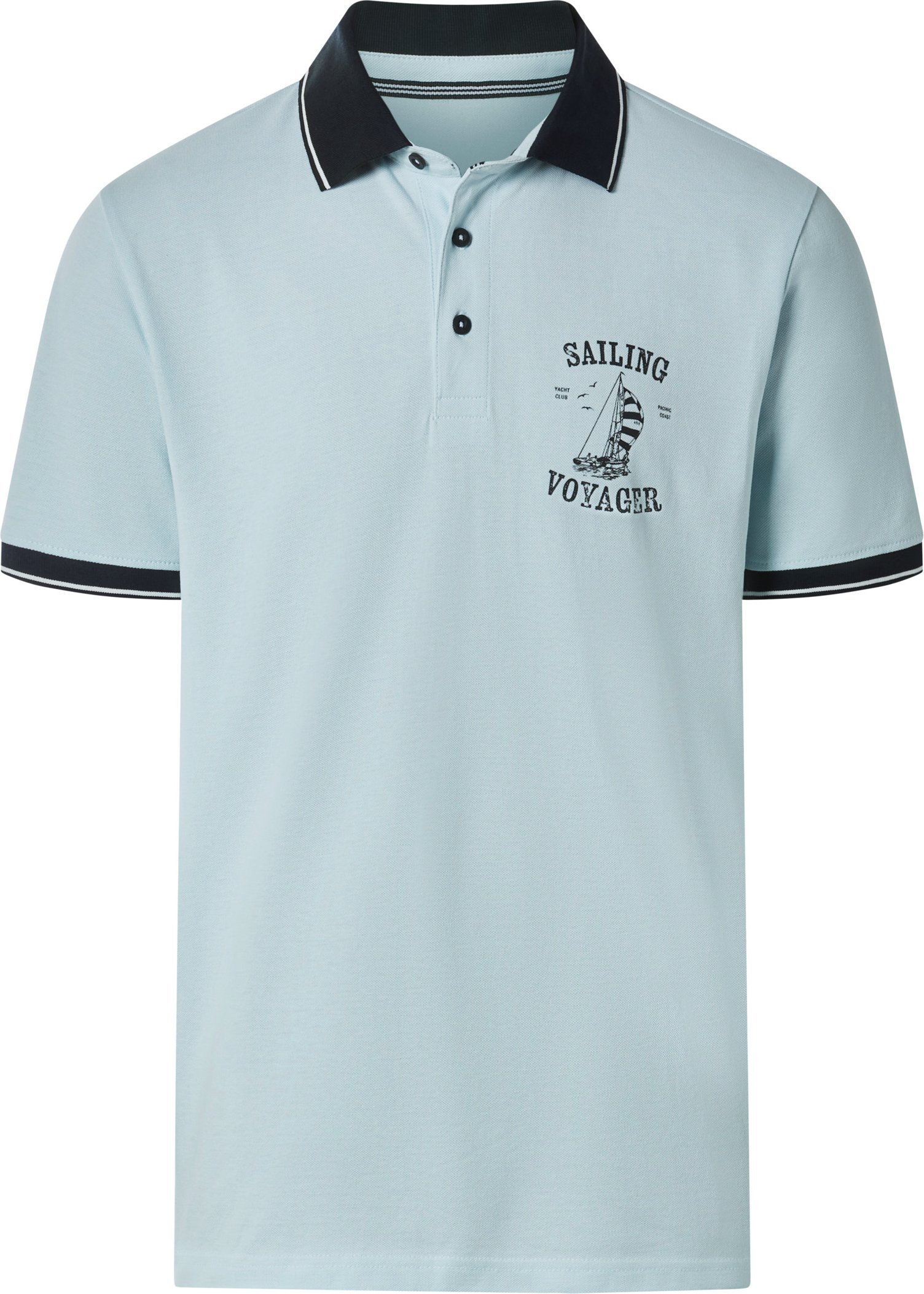 esmara Men Herren Poloshirt kurzarm Piquee (Blau, XXL (60/62))