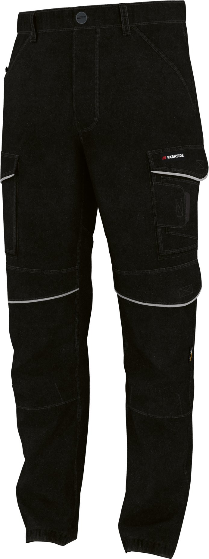PARKSIDE PERFORMANCE® Herren Arbeitsbundhose Flex (Schwarz, 50)
