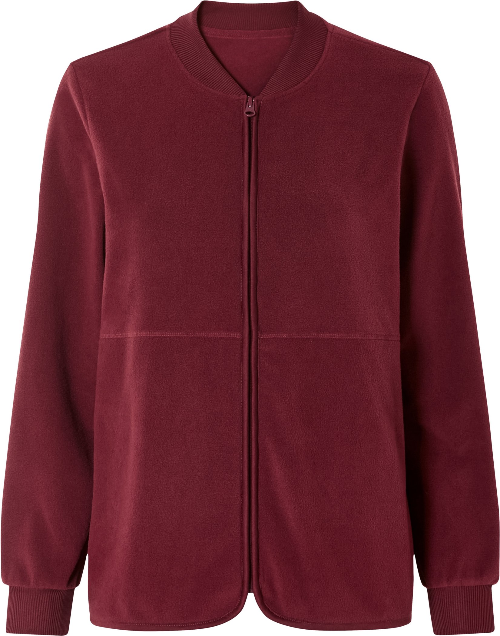esmara® Damen Fleecejacke (Rot, L(44/46))