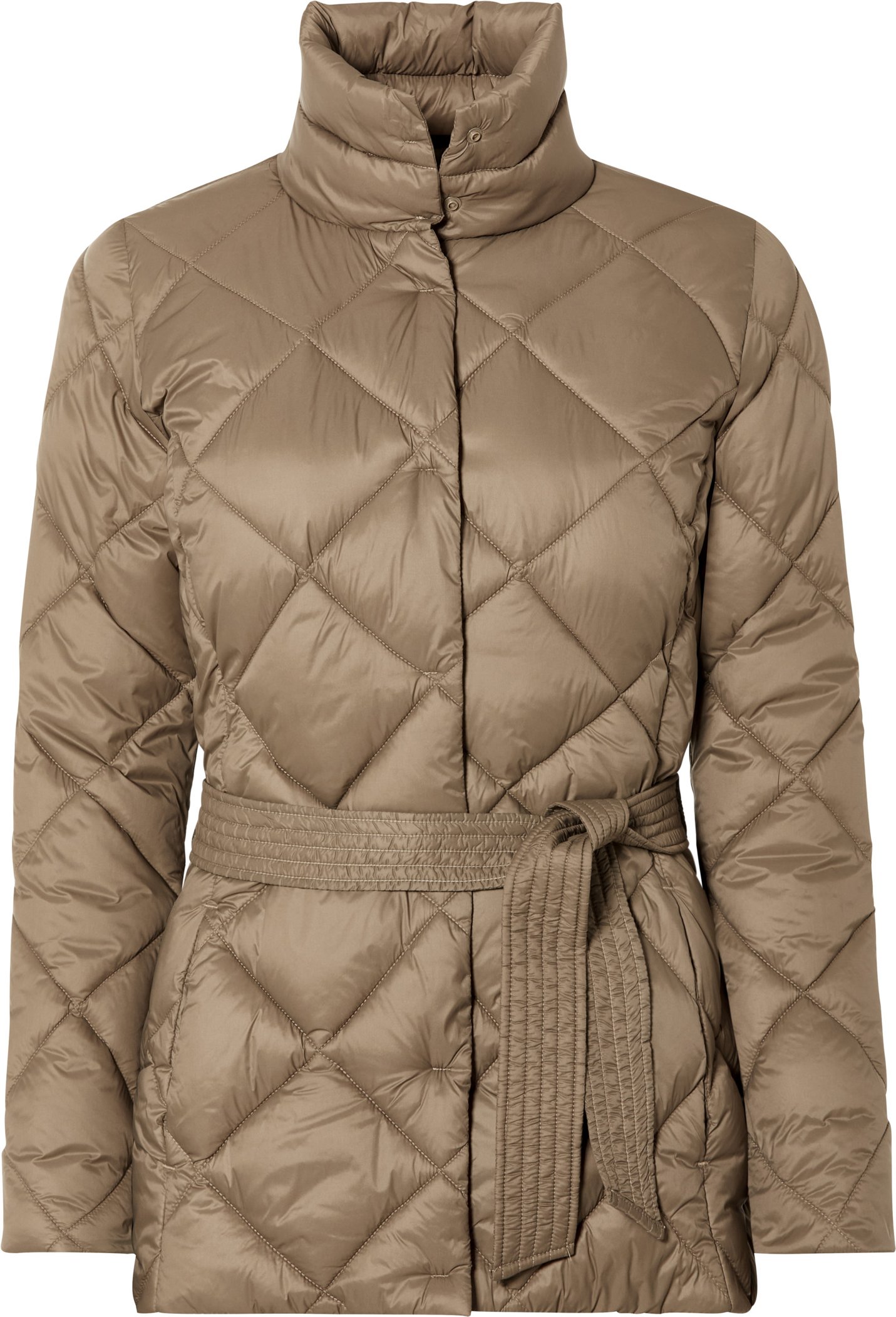 esmara® Damen Jacke mit Gürtel (Beige, M(40/42))
