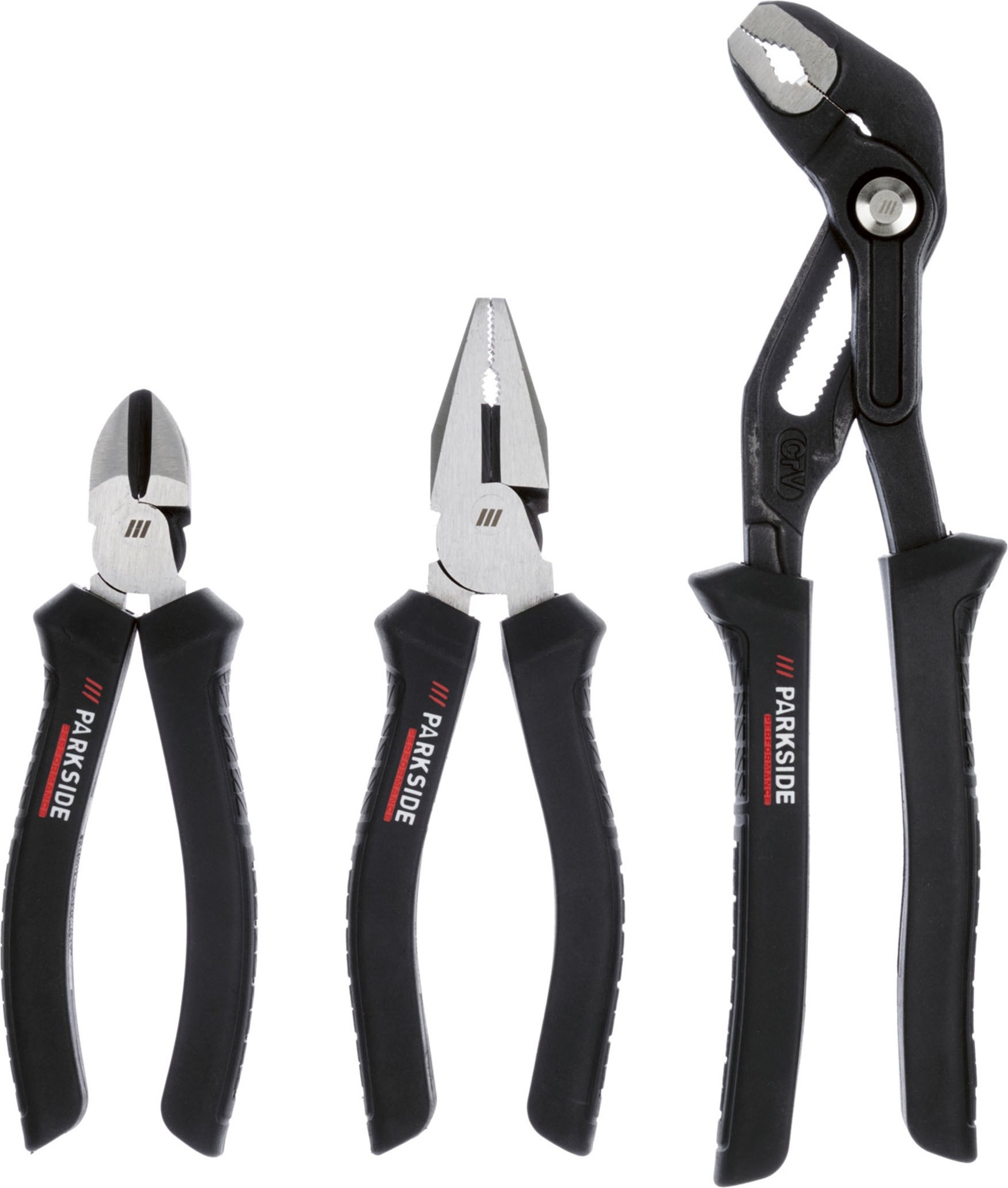 PARKSIDE PERFORMANCE® Zangensatz 3-tlg (Seitens./ Kombi-/ Wasserpumpen)