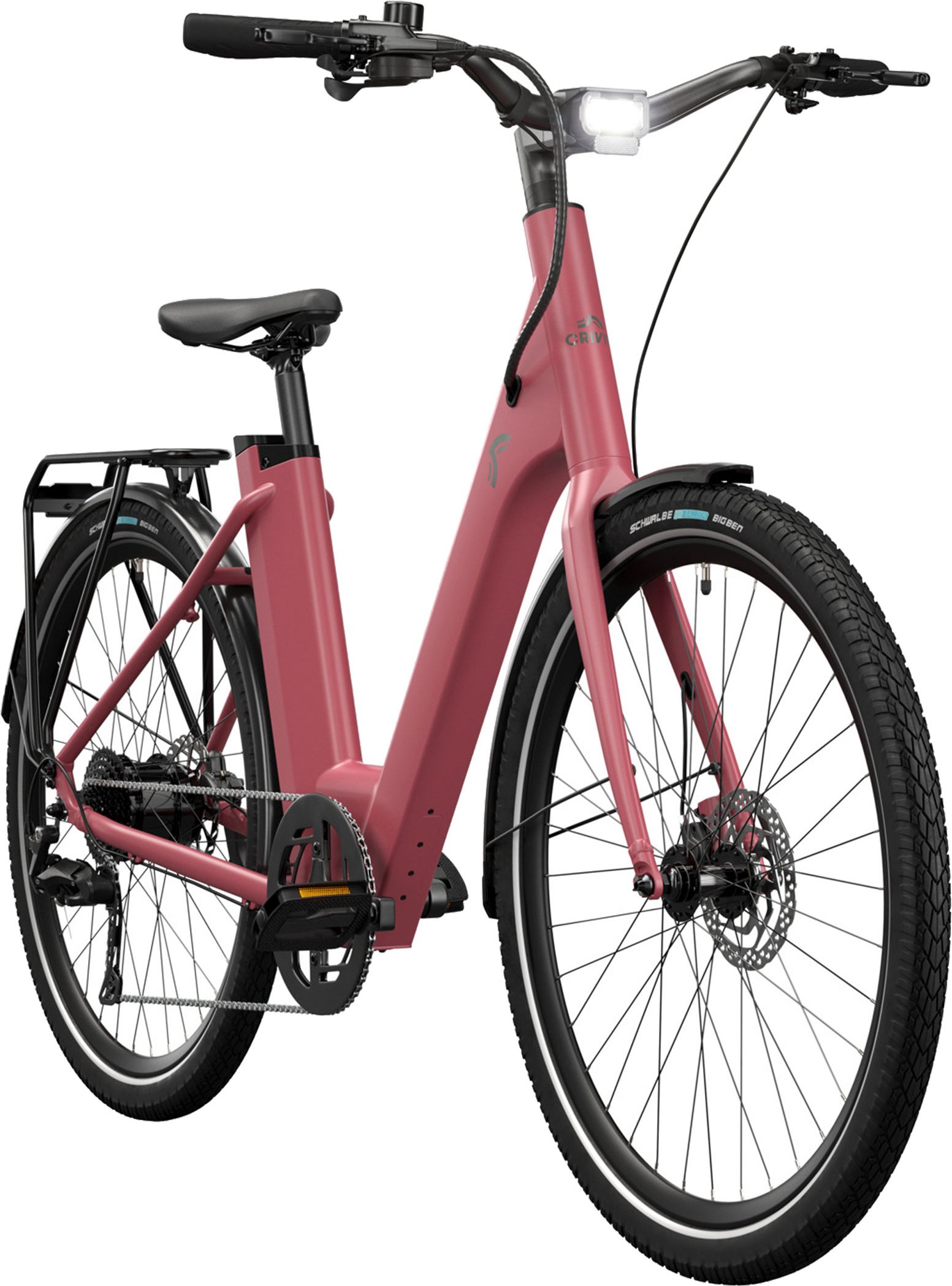 CRIVIT Urban E-Bike Y.3 Shimano CUES (Berry Blush)