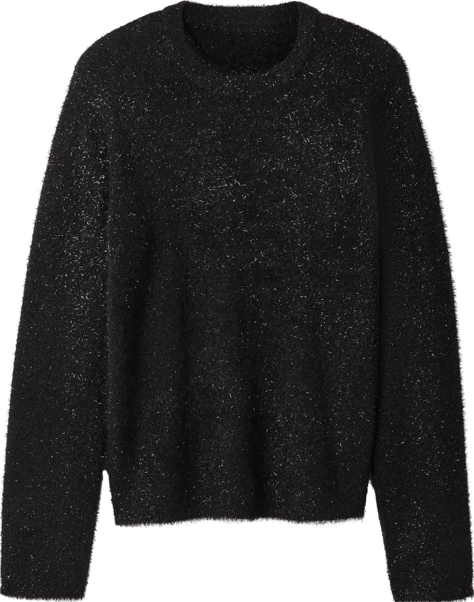 esmara® Damen Strickpullover (Schwarz, L(44/46))